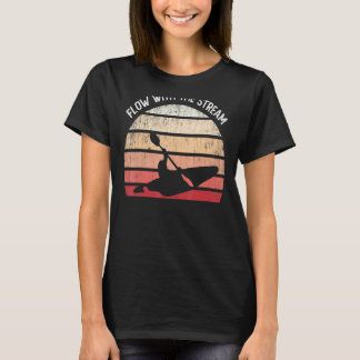 Kayak Squad Whitewater-teamet flödar med ström C T Shirt