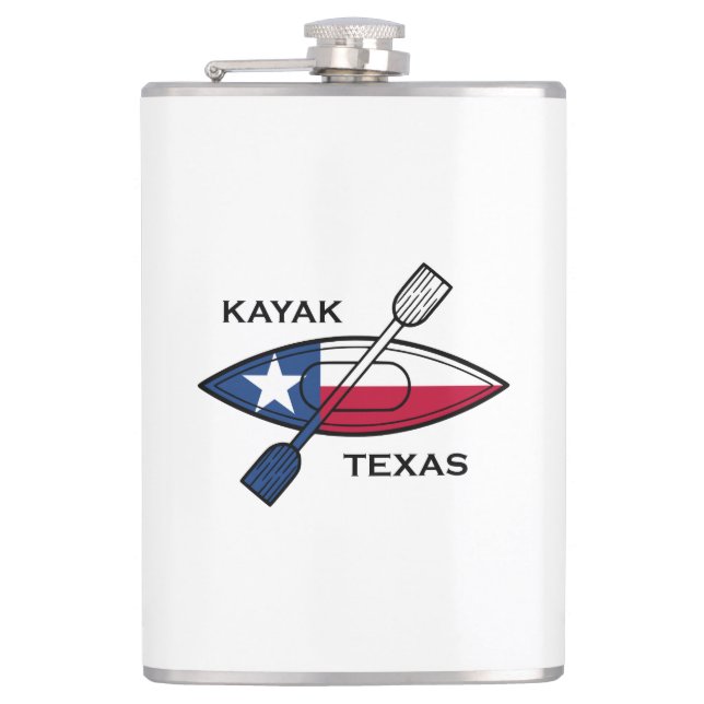 Kayak Texas Flagga Fickplunta (Framsidan)