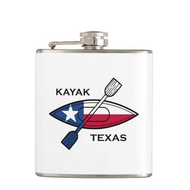 Kayak Texas Flagga Fickplunta (Framsidan)