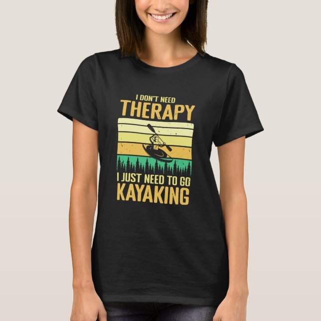 Kayak therapy t shirt (Framsida)