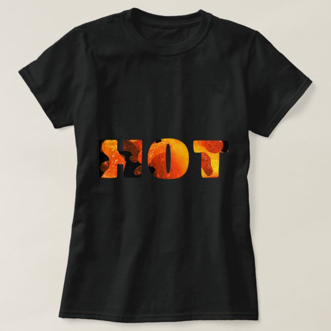 Kayak Vatten Hett Volcano Älskare Lava Geolog Tee (Design framsida)