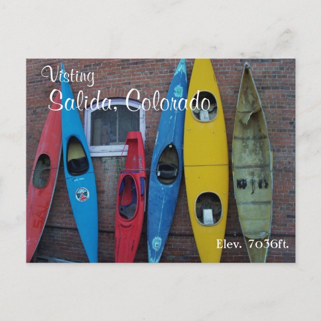 Kayak Wall II Vykort (Framsida)