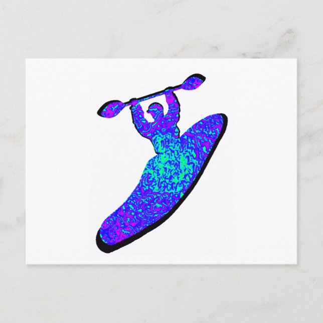 Kayak We CRAZY Vykort (Framsida)