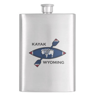Kayak Wyoming Flagga Fickplunta