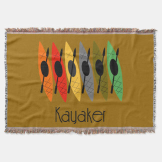 Kayaker vävd filtbrunt mysfilt