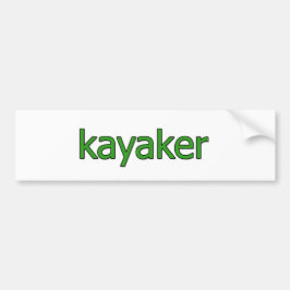 Kayakerlogotyp Bildekal