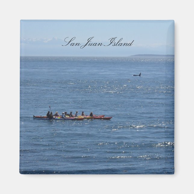 Kayakers och Orca Magnet (Framsidan)