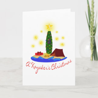Kayakersjulkort Helgkort