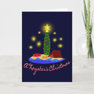 Kayakersjulkort Helgkort