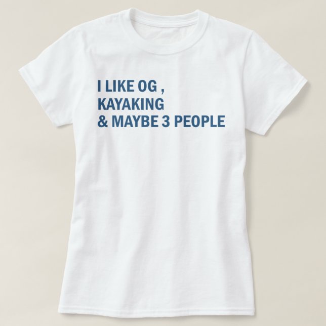 KAYAKING_397 T SHIRT (Design framsida)