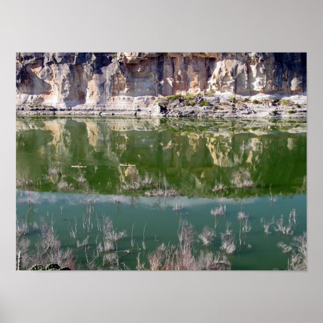 Kayaking Amistad National Recreation Area Poster (Framsidan)