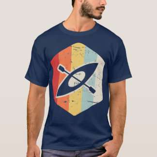 Kayaking amp White Water Kayak Retro Vintage T Shirt
