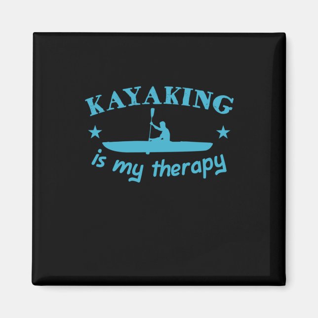 Kayaking är min terapi magnet (Framsidan)