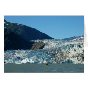 Kayaking at Mendenhall Glacier Hälsningskort
