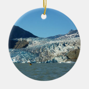 Kayaking at Mendenhall Glacier Julgransprydnad Keramik