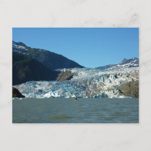 Kayaking at Mendenhall Glacier Vykort