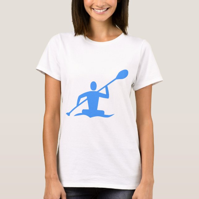 Kayaking - Baby blue T Shirt (Framsida)