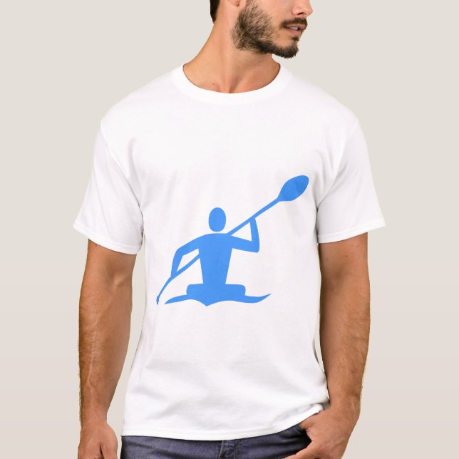 Kayaking - Baby blue Tee (Framsida)
