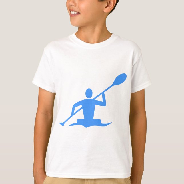 Kayaking - Baby blue Tee (Framsida)
