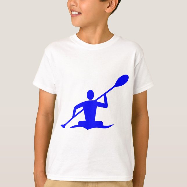 Kayaking - Blue T Shirt (Framsida)