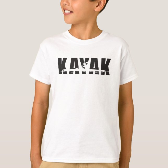 Kayaking Canoe Paddle Canoeing Funny Gift Idea T Shirt (Framsida)