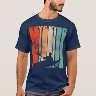 Kayaking Canoeing Retro 3 T Shirt