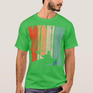 Kayaking Canoeing Retro 3 T Shirt