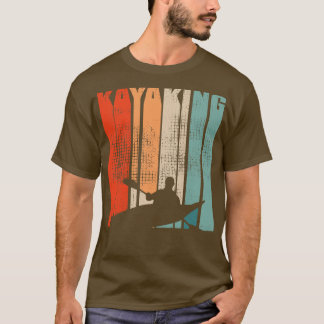 Kayaking Canoeing Retro 3 T Shirt