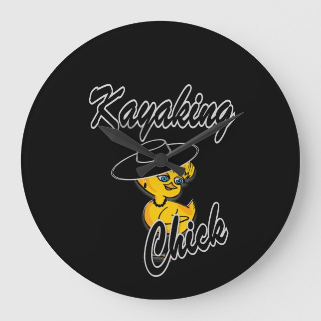 Kayaking-Chick nr 4 Stor Klocka (Framsida)
