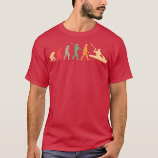 Kayaking evolution vintage t shirt