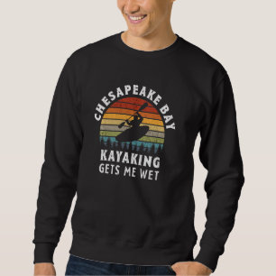 Kayaking får mig Blöt Boot Lång Ärmad Tröja