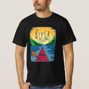 Kayaking - floden ringer och jag måste gå. t shirt