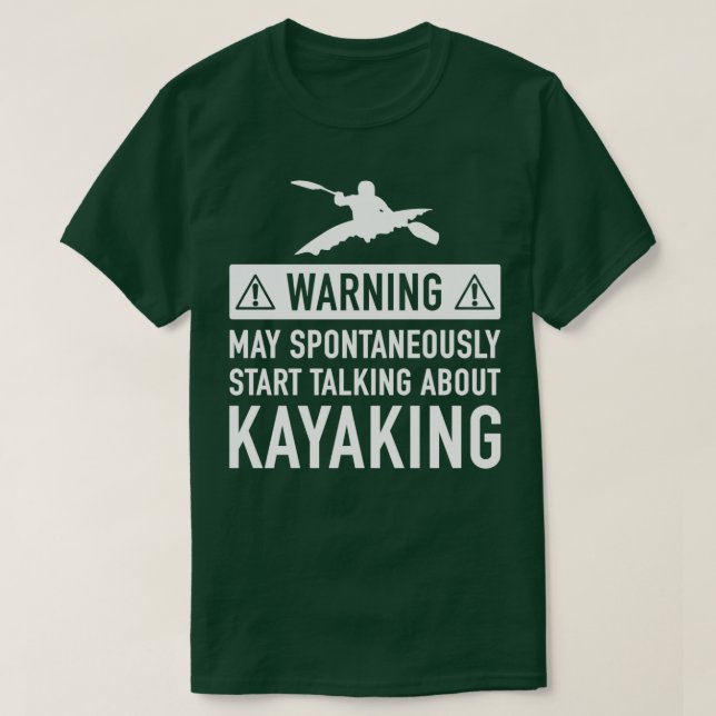 Kayaking Funny Gift T Shirt (Design framsida)