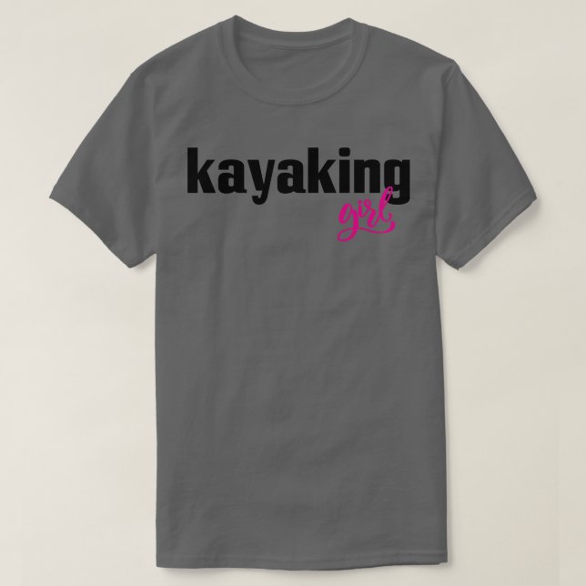 Kayaking Girl T Shirt (Design framsida)