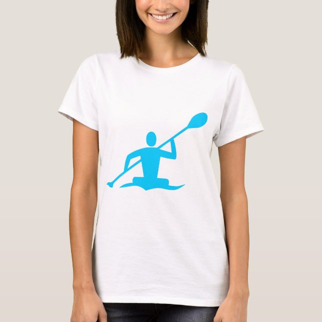 Kayaking - Himlar Blue T Shirt (Framsida)