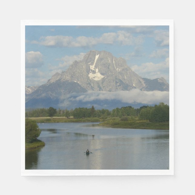 Kayaking in Grand Teton nationalpark Pappersservett (Framsidan)