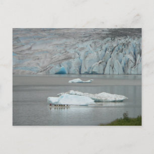 Kayaking in Mendenhall Postcard Vykort