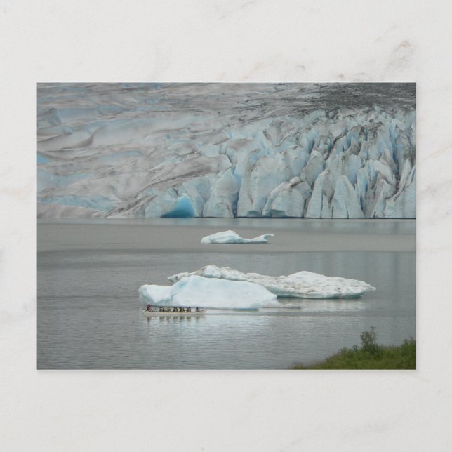 Kayaking in Mendenhall Postcard Vykort (Framsida)