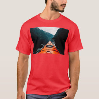 Kayaking in Norway fjord T Shirt