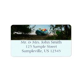 Kayaking in St Thomas US Virgin Islands Adressetikett