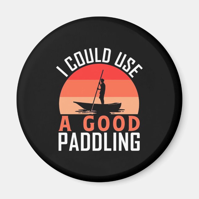 Kayaking, jag kan Använda en Bra Paddling Magnet (Framsidan)