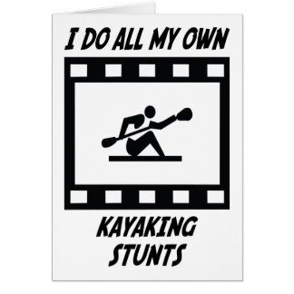Kayaking jippon hälsningskort
