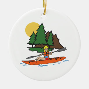 KAYAKING JULGRANSPRYDNAD KERAMIK