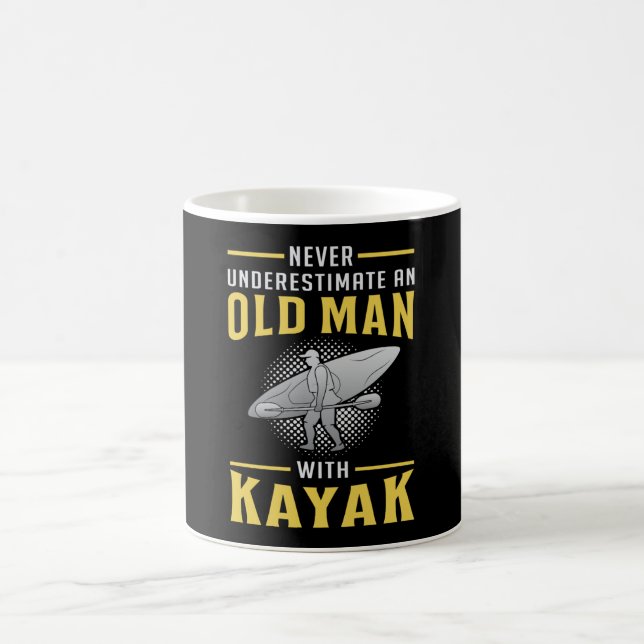 Kayaking Kayak Canoe Paddle Canoeing Funny Gift Kaffemugg (Center)