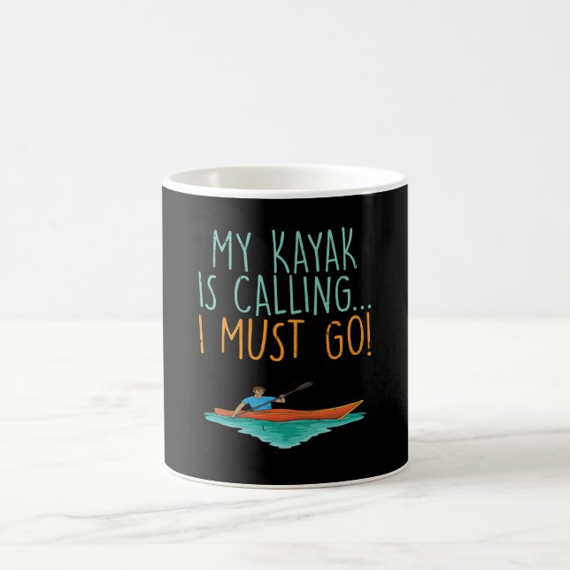 Kayaking Kayak Gift Kaffemugg (Center)