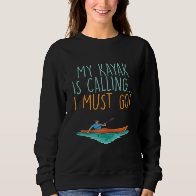 Kayaking Kayak Gift T Shirt (Framsida)
