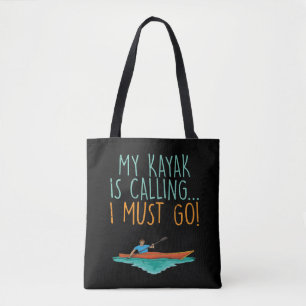 Kayaking Kayak Gift Tygkasse