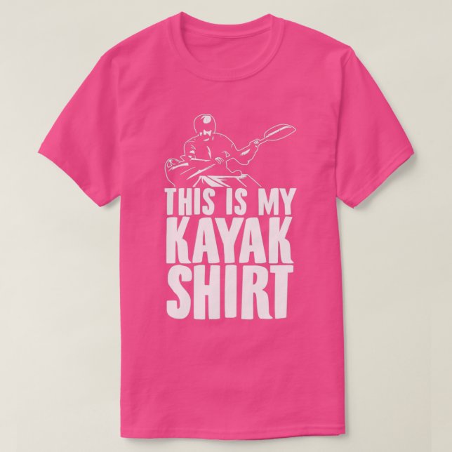 Kayaking kayaker rowing sport rowing canoe rower t shirt (Design framsida)