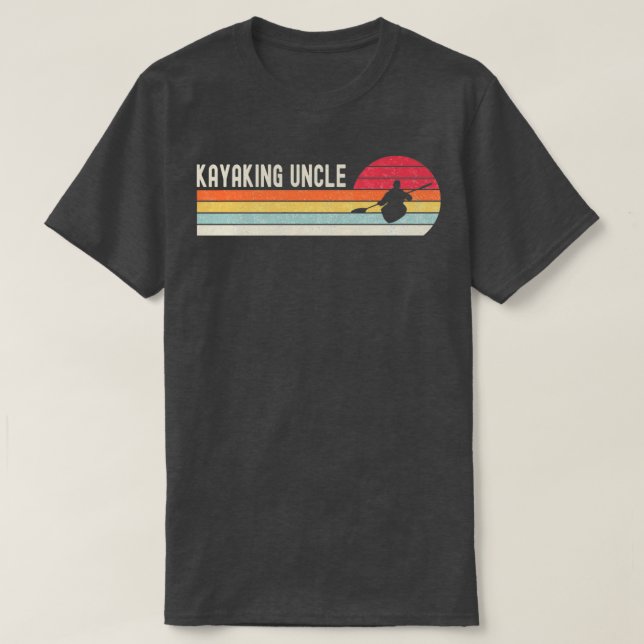 Kayaking Kayaking Uncle Fathers Day Gift Kayaking  T Shirt (Design framsida)