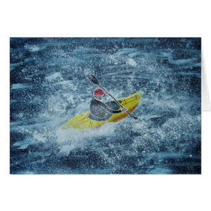 Kayaking-kort Hälsningskort